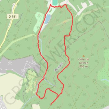 Itinéraire Rombas Fond-Saint-Martin, distance, dénivelé, altitude, carte, profil, trace GPS