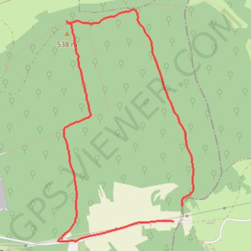 Itinéraire La ferme de Rochejean, version courte, distance, dénivelé, altitude, carte, profil, trace GPS