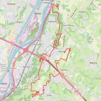 Itinéraire Tracé, distance, dénivelé, altitude, carte, profil, trace GPS
