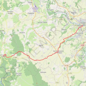 Itinéraire new, distance, dénivelé, altitude, carte, profil, trace GPS