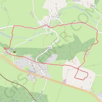 Itinéraire Boucle à Rignac, distance, dénivelé, altitude, carte, profil, trace GPS