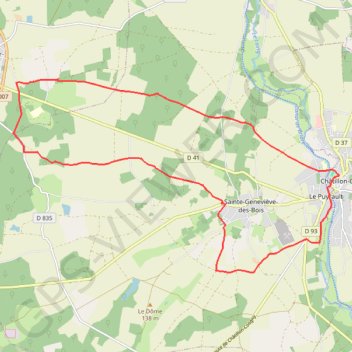 Itinéraire Le circuit des Barres, distance, dénivelé, altitude, carte, profil, trace GPS