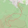 Itinéraire Antécime est du Mont Lantin par le vallon des escourtines, distance, dénivelé, altitude, carte, profil, trace GPS