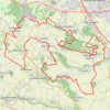 Itinéraire La Tranchée de Lorette, distance, dénivelé, altitude, carte, profil, trace GPS