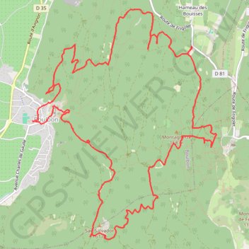 Itinéraire Boulbon - La Montagnette - Abbaye Saint-Michel de Frigolet, distance, dénivelé, altitude, carte, profil, trace GPS