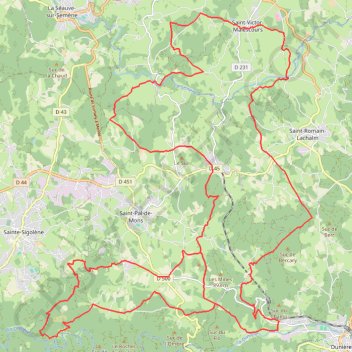 Itinéraire SVTC_2019_45KM, distance, dénivelé, altitude, carte, profil, trace GPS