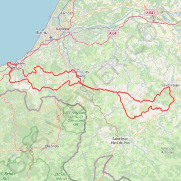 Itinéraire La Pimentée, distance, dénivelé, altitude, carte, profil, trace GPS
