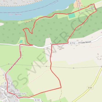 Itinéraire Circuit des Côtes - Barneville-sur-Seine, distance, dénivelé, altitude, carte, profil, trace GPS