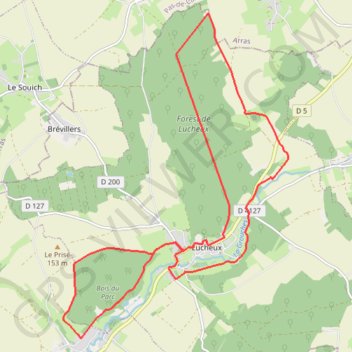 Itinéraire Ligne 1, distance, dénivelé, altitude, carte, profil, trace GPS