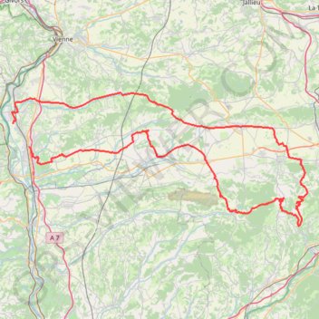 Itinéraire E4 - 24 fictif + réel v0, distance, dénivelé, altitude, carte, profil, trace GPS