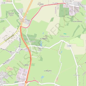 Itinéraire Liaison Parc Assistances - ES 1, distance, dénivelé, altitude, carte, profil, trace GPS