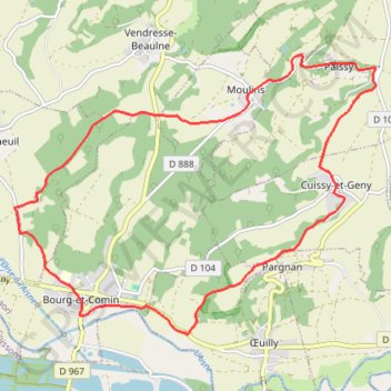 Itinéraire Les villages troglodytiques, distance, dénivelé, altitude, carte, profil, trace GPS