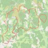 Itinéraire Tour des Monédières - Freysselines, distance, dénivelé, altitude, carte, profil, trace GPS