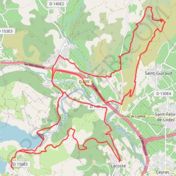 Itinéraire 20220524_120952, distance, dénivelé, altitude, carte, profil, trace GPS