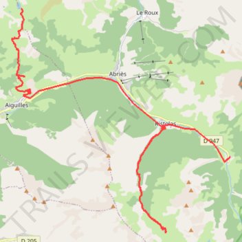 Itinéraire J4 Lac Lacroix, distance, dénivelé, altitude, carte, profil, trace GPS