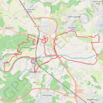 Itinéraire Boucle des 3 clochers (variante 1/2) - 16601 - UtagawaVTT.com, distance, dénivelé, altitude, carte, profil, trace GPS