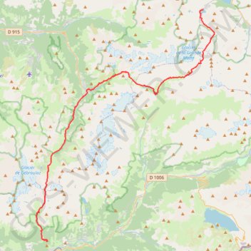 Itinéraire Traversée du parc national de la Vanoise, distance, dénivelé, altitude, carte, profil, trace GPS