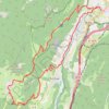 Itinéraire Echaillon-les Vincents-prelenfrey, distance, dénivelé, altitude, carte, profil, trace GPS