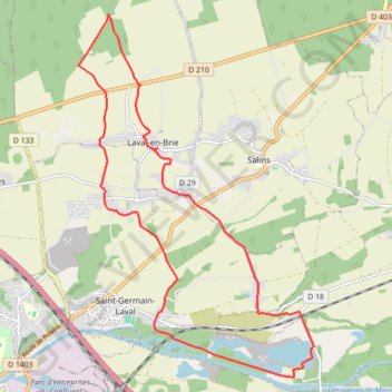 Itinéraire De Vauluisant à Heurtebise, distance, dénivelé, altitude, carte, profil, trace GPS