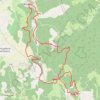 Itinéraire Bruniquel-Puycelsi-Bruniquel à VTT, distance, dénivelé, altitude, carte, profil, trace GPS