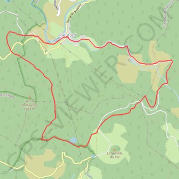 Itinéraire Le partage, distance, dénivelé, altitude, carte, profil, trace GPS