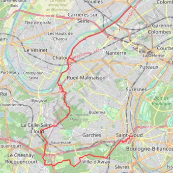 Itinéraire Rando à trois niveaux, distance, dénivelé, altitude, carte, profil, trace GPS