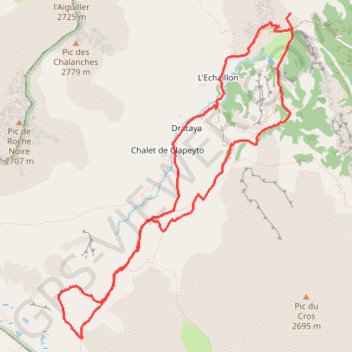 Itinéraire Randonnée du Clapet dans le Queyras, distance, dénivelé, altitude, carte, profil, trace GPS