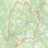 Itinéraire Boucle VTT depuis Montagnac (Lozère), distance, dénivelé, altitude, carte, profil, trace GPS