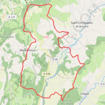 Itinéraire Par monts et par vaux corrigé, distance, dénivelé, altitude, carte, profil, trace GPS