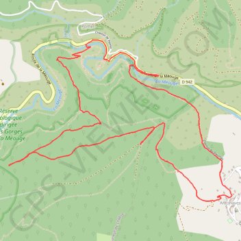 Itinéraire La Méouge par Antonaves, distance, dénivelé, altitude, carte, profil, trace GPS