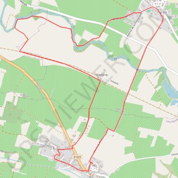 Itinéraire Lauraguel-Malviès-8,5km, distance, dénivelé, altitude, carte, profil, trace GPS