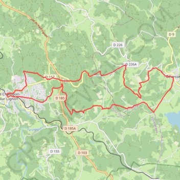 Itinéraire Le Velay des 3 Rivières - Le Lac de Devesset - Le-Chambon-sur-Lignon, distance, dénivelé, altitude, carte, profil, trace GPS