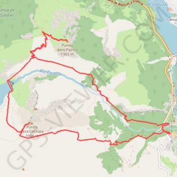 Itinéraire Pacino-Cochata, distance, dénivelé, altitude, carte, profil, trace GPS