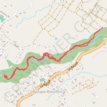 Itinéraire 🚶 Trace Cascade Dany, distance, dénivelé, altitude, carte, profil, trace GPS