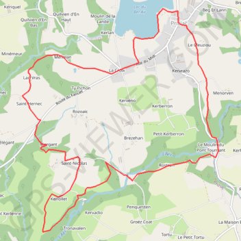 Itinéraire La rando de Saint Niclolas, distance, dénivelé, altitude, carte, profil, trace GPS