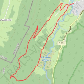 Itinéraire 8km lelex-14907422, distance, dénivelé, altitude, carte, profil, trace GPS