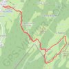 Itinéraire La Pesse Combe aux lions Crêt du Merle, distance, dénivelé, altitude, carte, profil, trace GPS