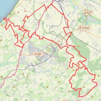 Itinéraire La Wissantaise, distance, dénivelé, altitude, carte, profil, trace GPS