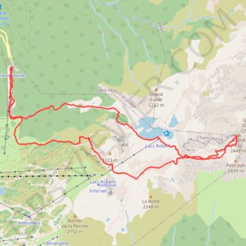 Itinéraire Ski de randonnée au Grand Van, distance, dénivelé, altitude, carte, profil, trace GPS