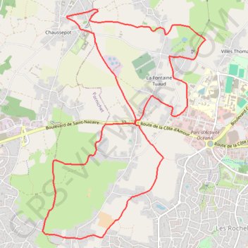 Itinéraire Tumulus de Dissignac, distance, dénivelé, altitude, carte, profil, trace GPS