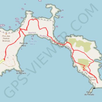 Itinéraire Madère - La presqu'île de Sao Lourenço, distance, dénivelé, altitude, carte, profil, trace GPS