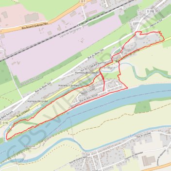 Itinéraire Freneuse, distance, dénivelé, altitude, carte, profil, trace GPS