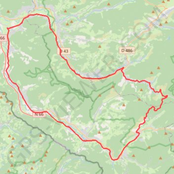 Itinéraire La Voie Verte des Hautes Vosges, distance, dénivelé, altitude, carte, profil, trace GPS