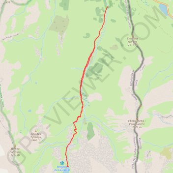 Itinéraire Lac du Lauzanier, distance, dénivelé, altitude, carte, profil, trace GPS