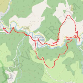 Itinéraire le tournel, distance, dénivelé, altitude, carte, profil, trace GPS