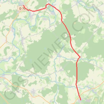 Itinéraire De Dampierre-sur-Salon à Gy, distance, dénivelé, altitude, carte, profil, trace GPS