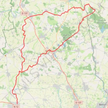 Itinéraire 80 km, distance, dénivelé, altitude, carte, profil, trace GPS