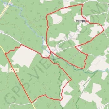 Itinéraire Autour du château de Cazeneuve, distance, dénivelé, altitude, carte, profil, trace GPS