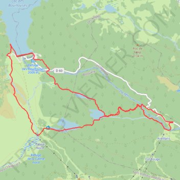 Itinéraire La Llagonne Raquette à neige, distance, dénivelé, altitude, carte, profil, trace GPS