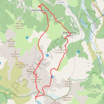 Itinéraire Lac du Vallon, distance, dénivelé, altitude, carte, profil, trace GPS